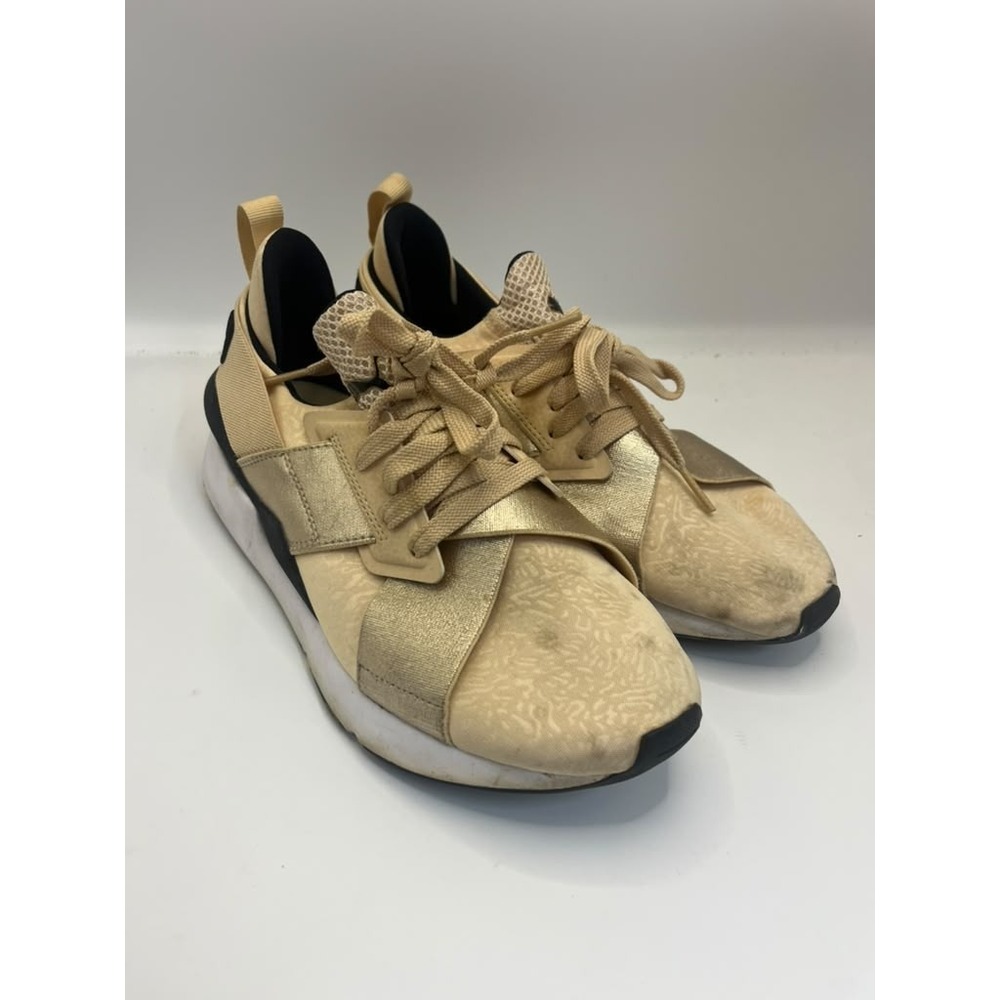 PUMA Sneakers Trainers Beige Gold Women's UK 5.5 US 8 EU 38.5 24.5cm